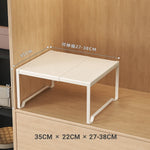 étagère modulable blanche métal réglable moderne rangement armoire blanc mat pieds boîtes rangement
