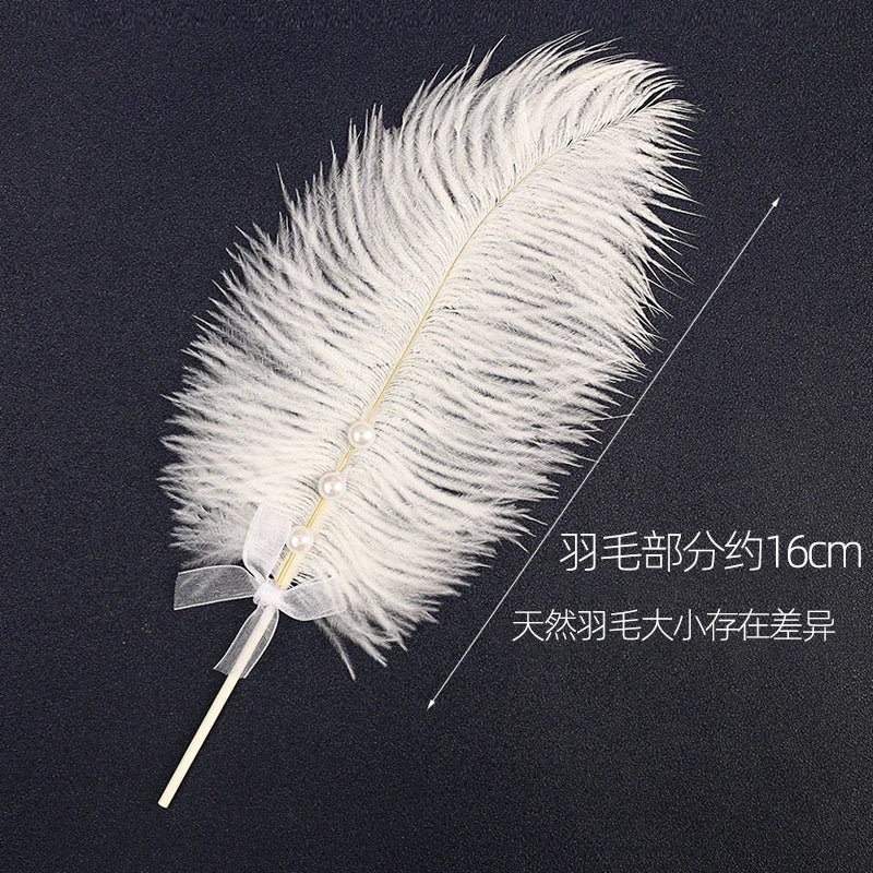 décoration gâteau cygne transparent plumes blanches paillettes argentées mariage anniversaire saint valentin festive