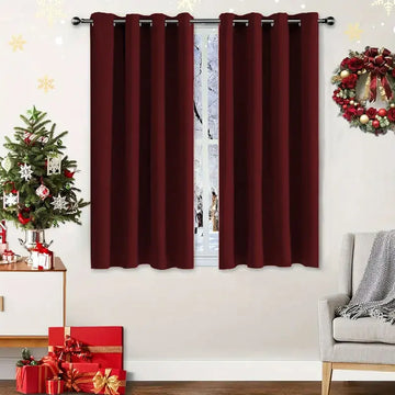 rideau moderne opacité uni rouge bordeaux 100x130cm 100x200cm 140x260cm chambre salon