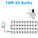 guirlande led solaire suspendue jaune ampoules transparentes panneau solaire autoinstallation festiveextérieurjardinterrasse