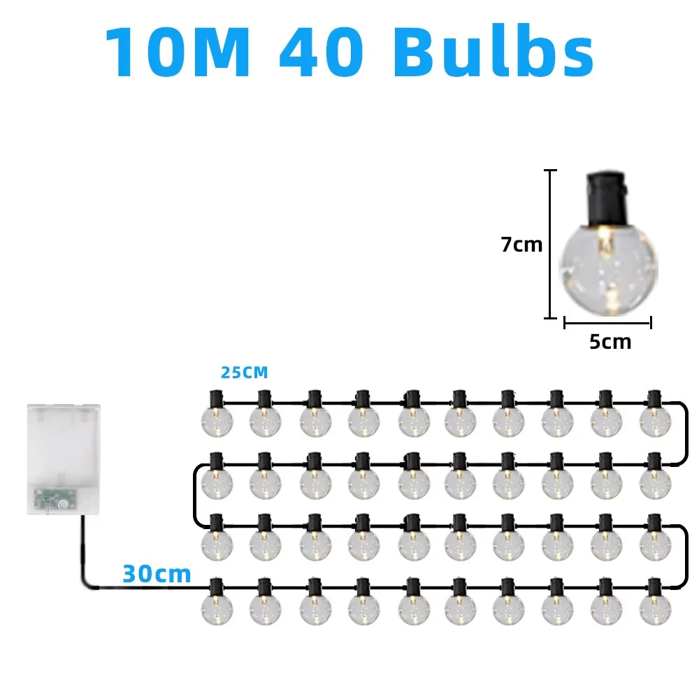 guirlande led solaire suspendue jaune ampoules transparentes panneau solaire autoinstallation festiveextérieurjardinterrasse