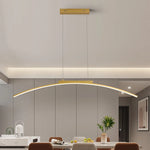 lampe suspendue or noir moderne minimaliste réglable hauteur éclairage salon chambre led