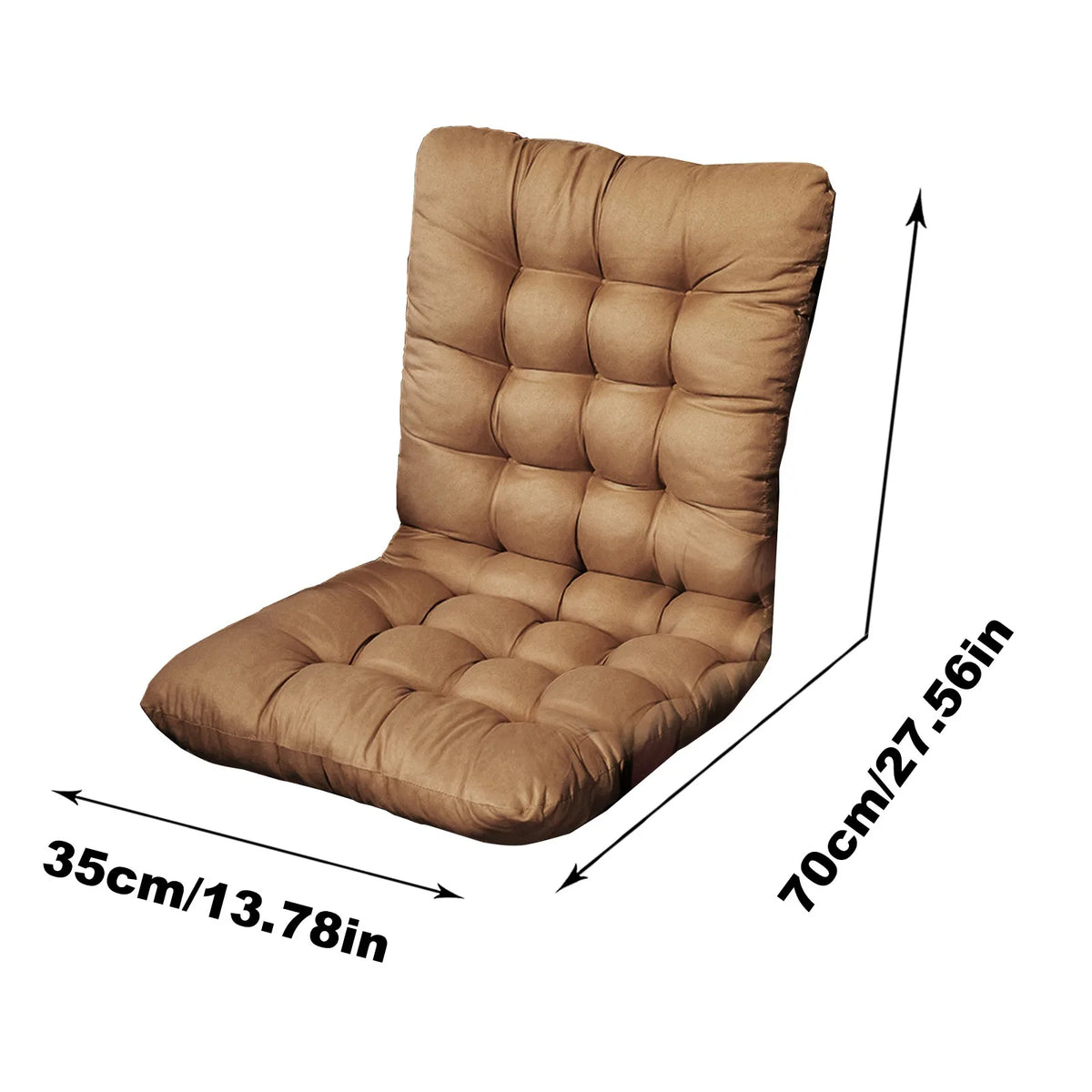 coussin chaise ergonomique polyester coton quadrillé moderne confortable jaune marron gris vert beige opaque
