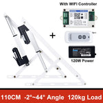 support charge électrique pliable blanc moderne moteur électrique lisses opaques lit