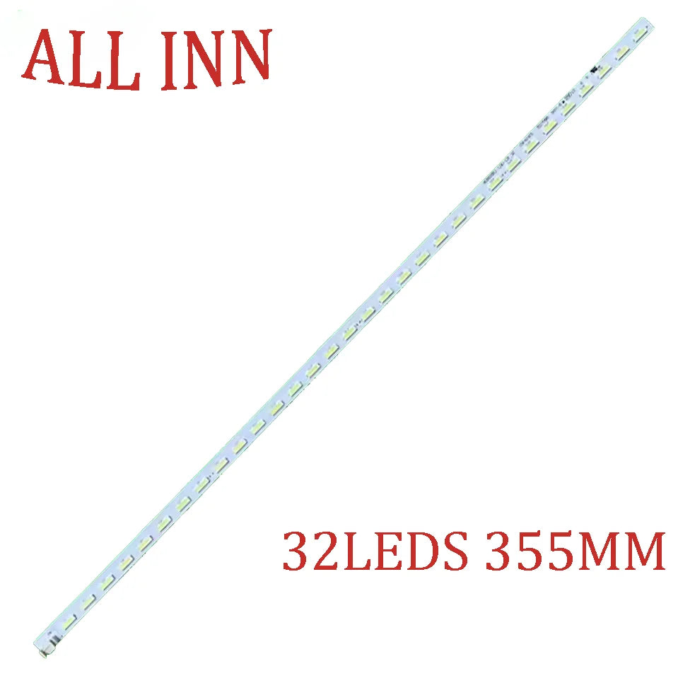barre lumineuse led 32 diodes 355mm blanc jaune moderne connecteur électrique