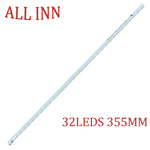 barre lumineuse led 32 diodes 355mm blanc jaune moderne connecteur électrique