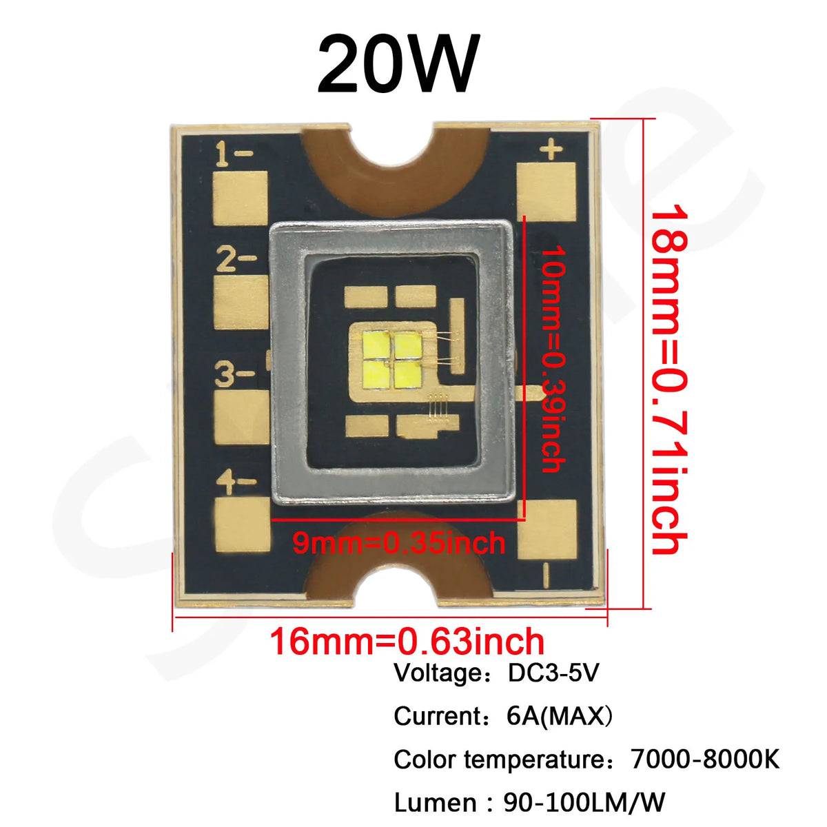 lumière led scénique froide blanc 100w 400w moderne technologie connecteur électrique