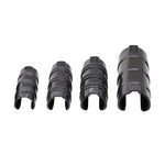 clips membrane mince plastique noir texturé moderne clips cadre serre film voile fixe