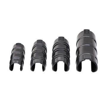 clips membrane mince plastique noir texturé moderne clips cadre serre film voile fixe