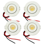Spot LED argent or noir moderne câbles noirs rouges 12v 24v led cuisine