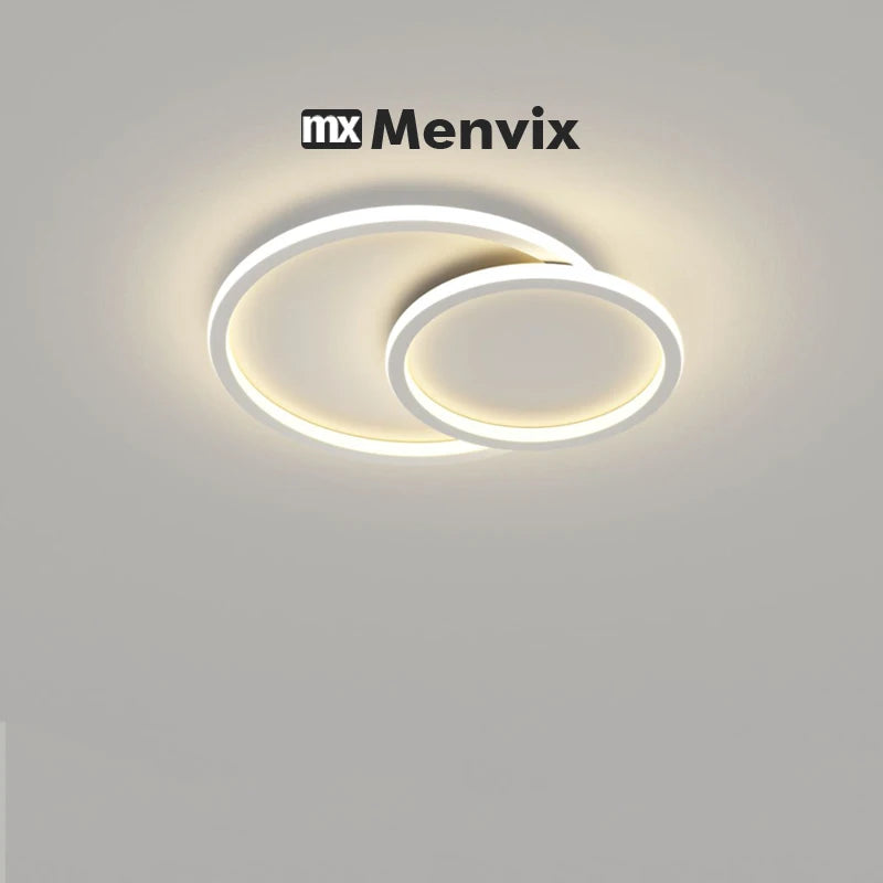 lampe led moderne blanche plafonnier aluminium facile éclairage quotidien télécommande 220v garantie 2ans