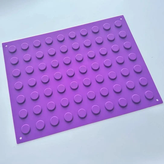 tapis magnétique réutilisable outils chirurgicaux argenté doré noir violet vert bleu rondelles professionnel