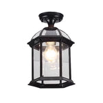 lampe vintage noir doré rétro géométrique opacité interrupteur bouton led montée surface
