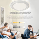 plafonnier led moderne blanc ventilateur télécommande dimmable sans feuilles lumieux 8+lumière