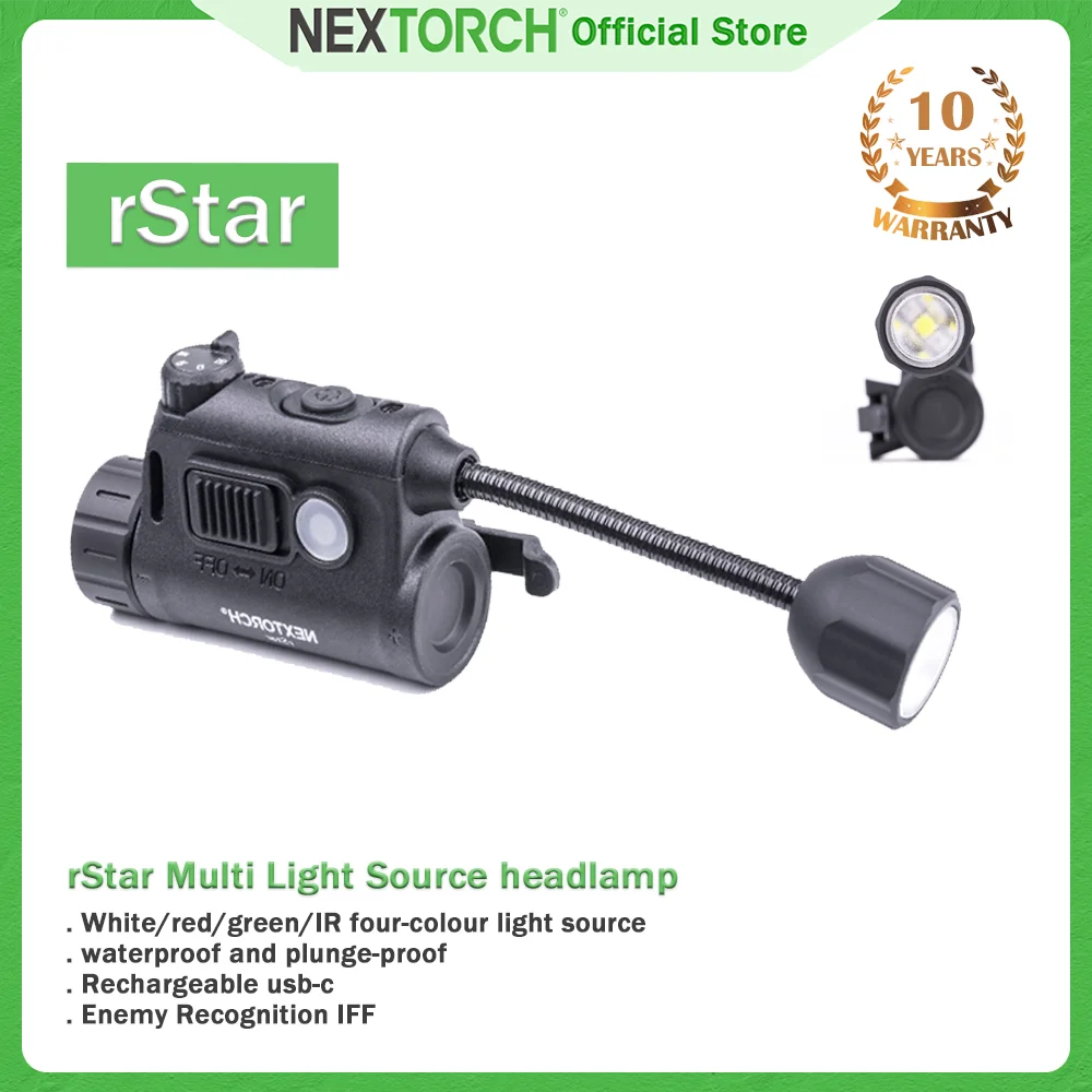 lampe frontale multifonctionnelle led rechargeable noir tactique camping pêche clips modernes