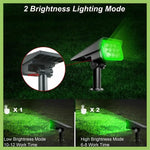 projecteur solaire extérieur ip65 led noir vert moderne minimaliste jardin
