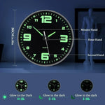 Horloge murale lumineuse jaune citron design moderne