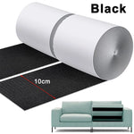 ruban adhésif velcro noir pratique texture velcro 10cm large 1m longueur utilitaire adhésif