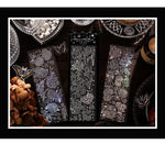 étiquettes décoratives artisanales adhésives papillons strass floral romantique or noir blanc rose vert bleu