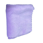 serviette face velours doux absorption rapide polyester coton moderne rose beige vert bleu violet