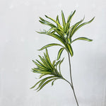 plantes artificielles branche verte feuilles blanches décor intérieur moderne minimaliste cartes foul season flower