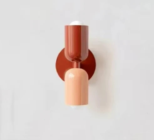 applique murale moderne led vert rouge beige noir éclairage quotidien minimaliste fixée mur