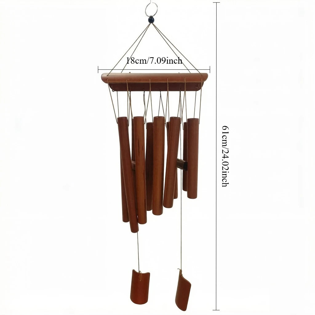cloche vent bambou traditionnelle relaxation jardin relaxation patio détente relaxationextérieur ambiance maison brune claire