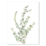 affiches murales toile feuilles stylisées minimaliste naturel vert clair blanc encadrées