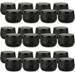 pots bougies moderne noir bleu rouge doré 4oz 8oz mariage fournitures festives cire sucre