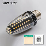 ampoule led e27 e14 30w 20w blanc chaud froid verre transparent moderne