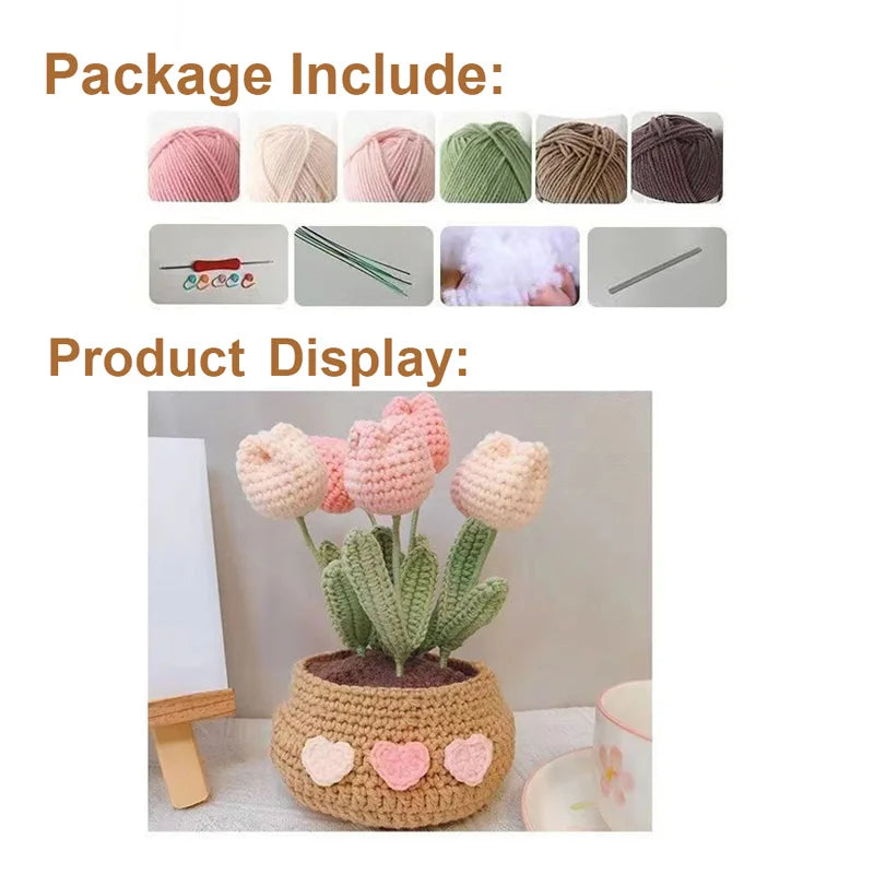 Fraise en crochet faite main
