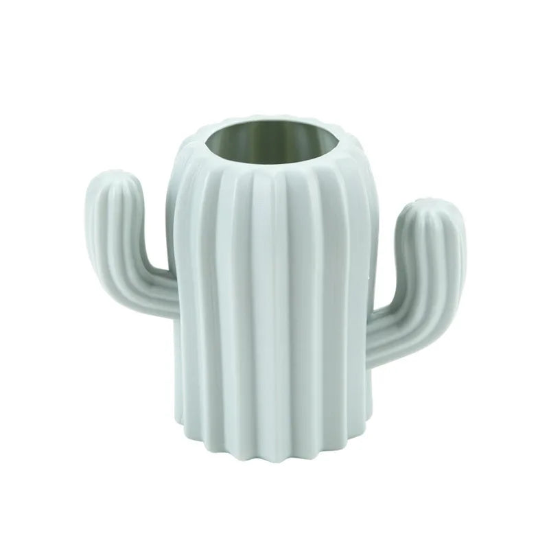 vase moderne blanc rose vert geometrique facettes minimaliste deco maison