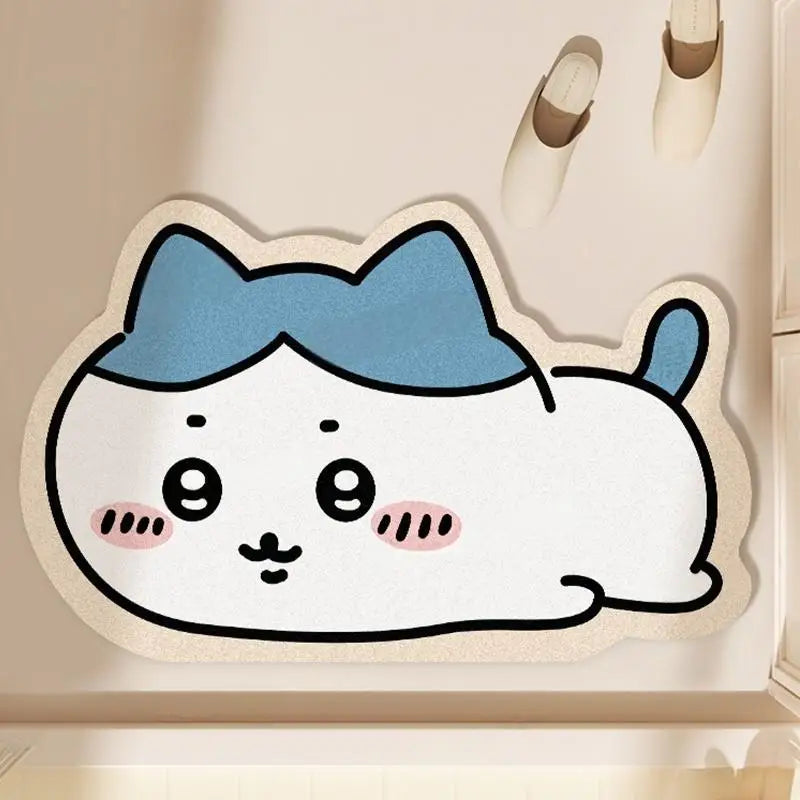 tapis sol antidérapant polyester personnages mignons salle bain cuisine intérieurversible lavage machine main durable