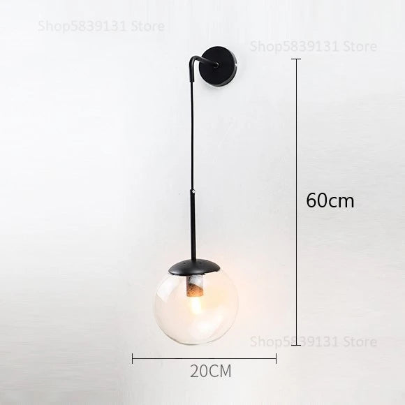 lampe murale moderne or transparent fixée mur ampoule led 220v 249lm 3ans garantie