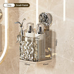 étagères rangement transparentes moderne relief succion mur meuble étagères supports