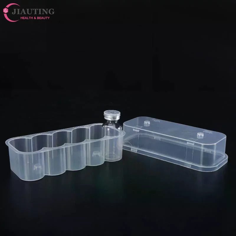 boîtes rangement transparentes modernes tubes flacons réfrigérateur pratique 3ml compartiments organizer.storage invisible
