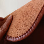 protège tablettes marron grain cuir classique imperméable anti décubitus coton adultes opaques