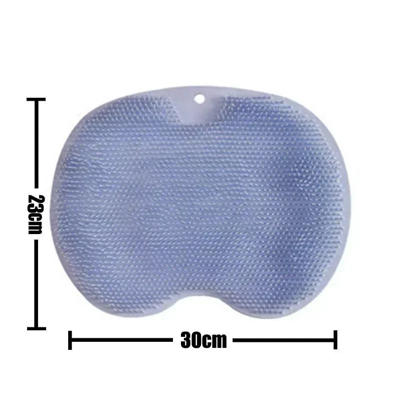 brosse pieds rose rigidité moderne adhésif douche nettoyage