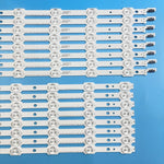 bande led rétro éclairage blanc moderne téléviseur fixations led rondes uniformes