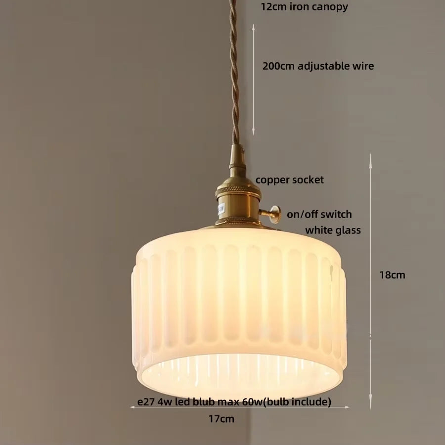 lampe suspendue moderne marron vert noir motif géométrique ampoule led e14 4w cable ajustable