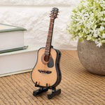 présentoir bois guitare miniature classique clips support etui pince decoration intérieure ornements artisanat
