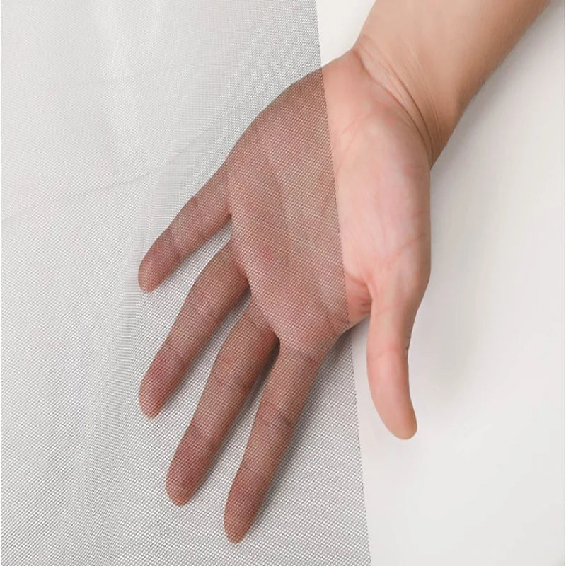 filet anti moustiques adhésif noir fenetre maille fine moderne opacité 15m2 2m