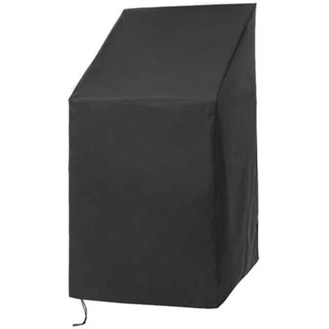 housse chaise noire anti poussière uv polyester moderne grande taille