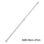 tiges rideau acier modernes 30 50cm 40 70cm 55 90cm blanc noir