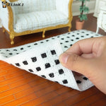 tapis peluche blanc multicolore moderne adhésif animal nature doux enfants decoration jouets