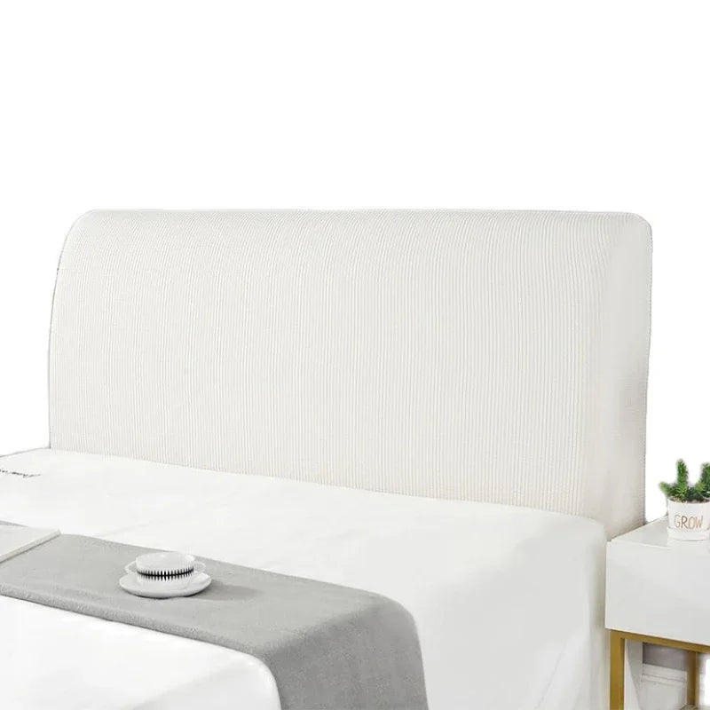 Housse de chevet protection anti-poussière détail matière