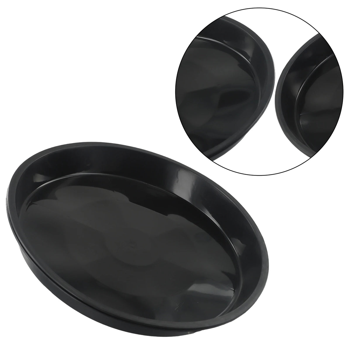 assiettes culture plastique noir modernes 10 pouces intérieur extérieur