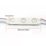 modules led blanc modernes étanches ip67 12v carrés lisses opaques 20 pièces