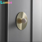 applique murale moderne dorée led fixée mur 30cm lumière froide chaude économieénergie