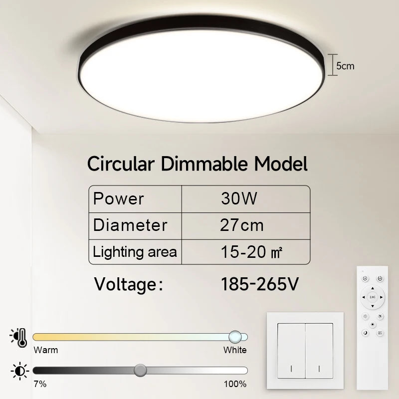lampe led blanc moderne télécommande couleurs réglable ip44 étanche salon salle bain